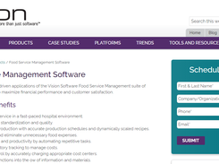 Food Service Management Software Screenshot 1