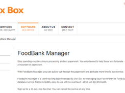 FoodBank Manager Screenshot 1