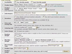 Product Editing Page