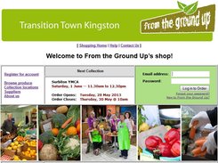 Example shop login page