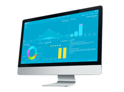 Example of FoodStorm's backend dashboard that is live 24/7 and updated instantaneously when your make changes or customer orders are placed. Find out trends in your business, forecast operations and engagement in marketing to your customers.