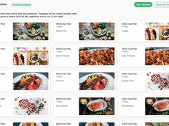 Dietitian-Approved Template Database