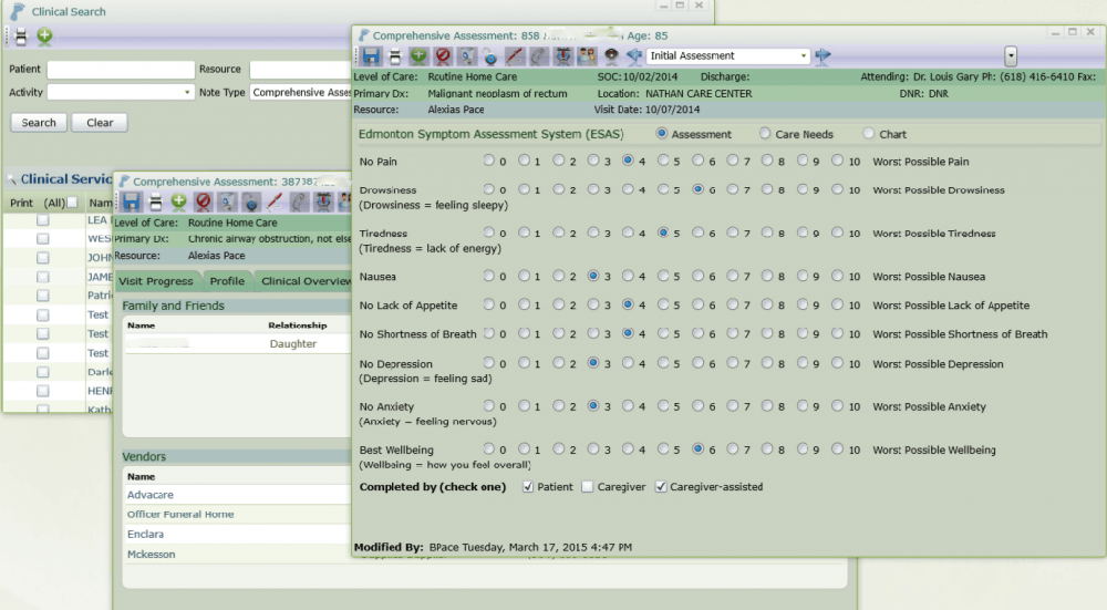 Footprints EMR Screenshot 1