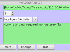 Notes can be made for each file