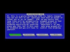 yes/no dialog