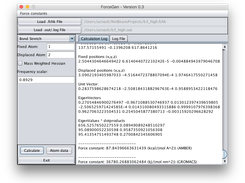 Single bond force constant calculation from Gaussian formatted checkpoint file. 