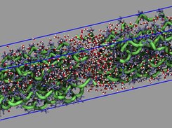 Cross-linked collagen parameterised using ForceGen
