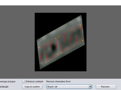 Average image is created overlapping the original images