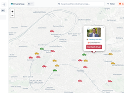 Forest Admin Data View (example from a fleet management live demo).