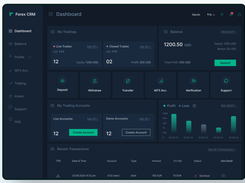 Forex CRM Screenshot 1