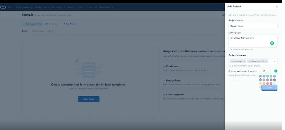 Forms.io Screenshot 1