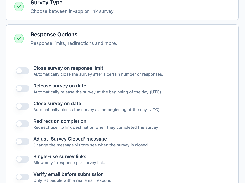 Open Source Typeform Alternative Settings