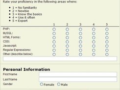 complex layouts for surveys