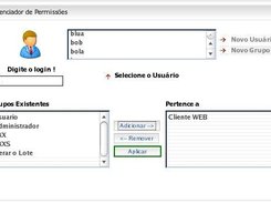 User control center developed using Formj