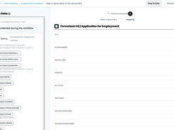 Map Workflow Data