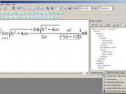 Formulator MathML Editor Screenshot 2