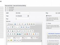 Form Building Interface