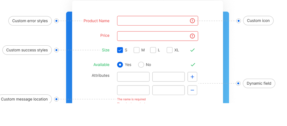 FormValidation Screenshot 1