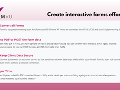 FormVu creates interactive forms for your web application