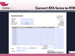 FormVu converts Acruform format to HTML