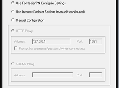 ForNesiaVPN Proxy Setting