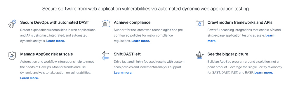 OpenText Fortify WebInspect Screenshot 1