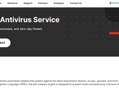 FortiGuard Antivirus Service Screenshot 1