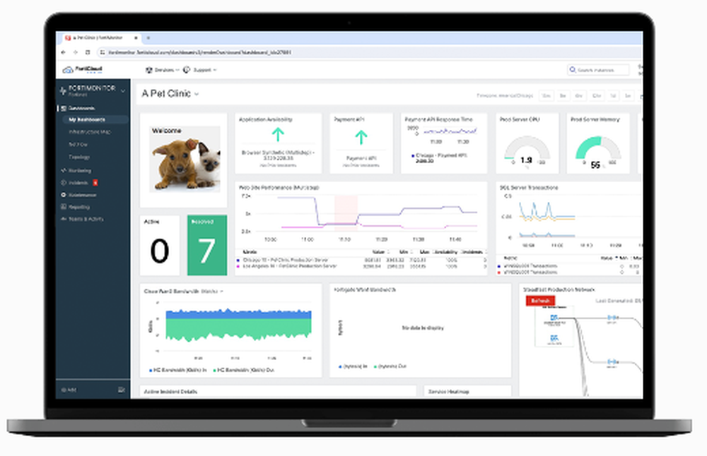 FortiMonitor Screenshot 1