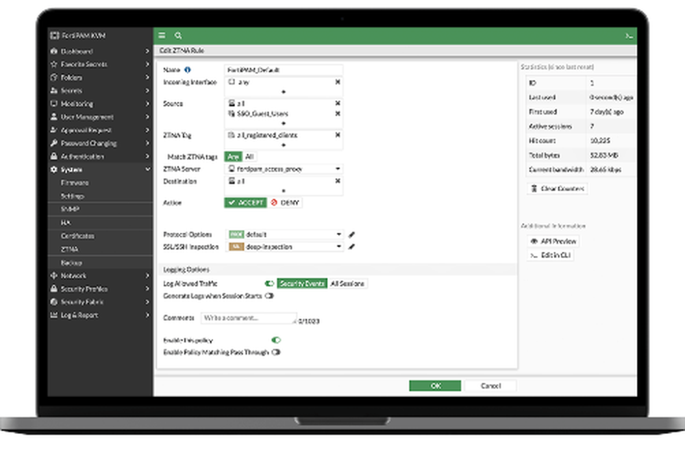 FortiPAM Screenshot 1