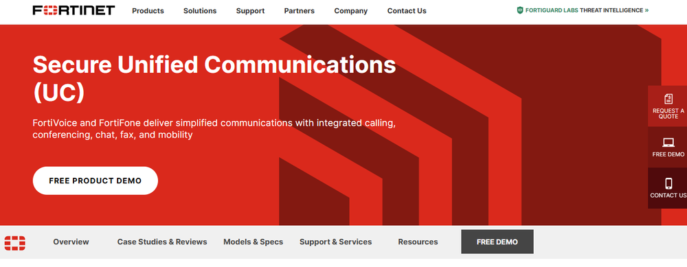 FortiVoice Screenshot 1