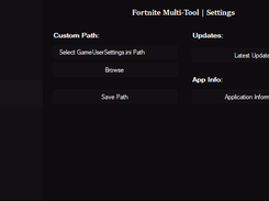 Fortnite Multi-Tool Settings Image