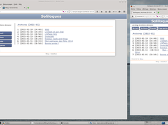 Archive page (monthly)