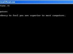 Output from the Dos version of Fortune