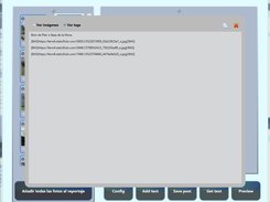 Pantalla previsualización con etiquetas