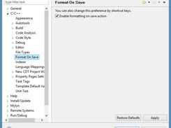 fos4cdt Preference Page