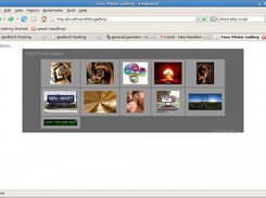 The Main Gallery Page.
