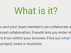 Foswiki Screenshot 1