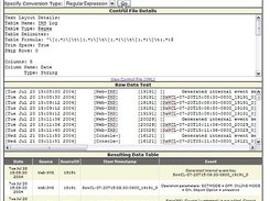 Demo app showing source, results, and control file.