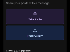 upload screen