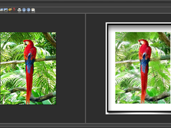 FotoSketcher dual picture interface