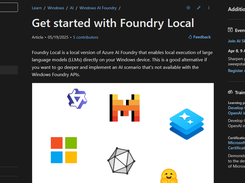 Foundry Local Screenshot 1