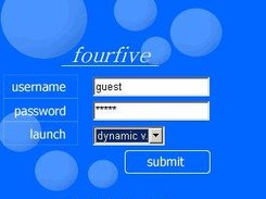 login page