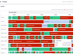 FourJaw timeline production view