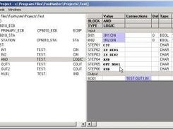 A view of a small project (parsed saveall)