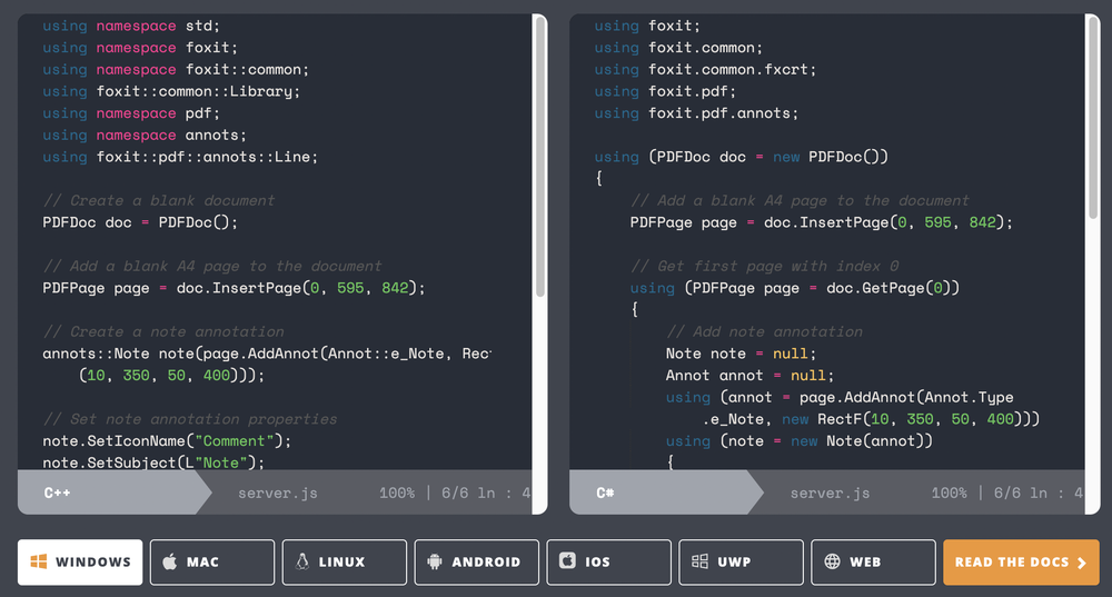 Platforms Supported: Windows, Mac, Linux, Android, iOS, UWP and Web