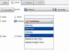 Filter/Sort data in Forms, User Interface