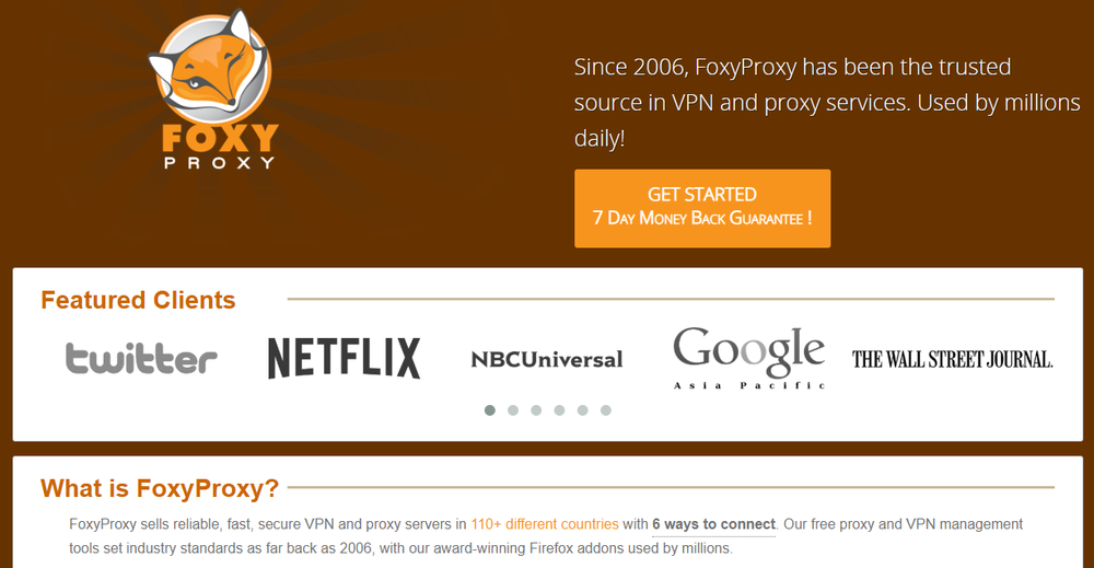 FoxyProxy Screenshot 1