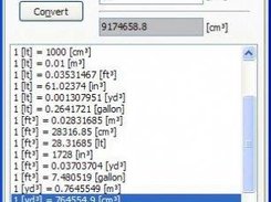 Catalog of conversion factors and unit converter.