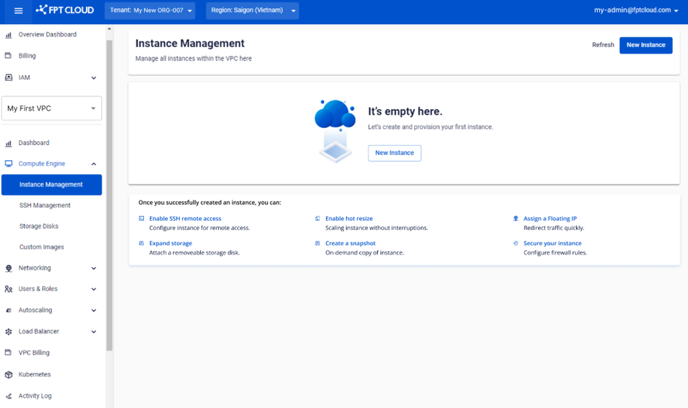 FPT Cloud Screenshot 1