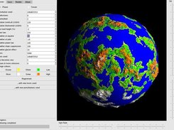 Early version of fracplanet